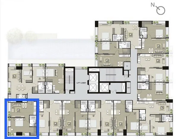 Corner-Unit-Condo-for-Rent-Noble-Refine-Condominium-Sukhumvit-Sawasdee-Bangkok-Property-Floor-Plan